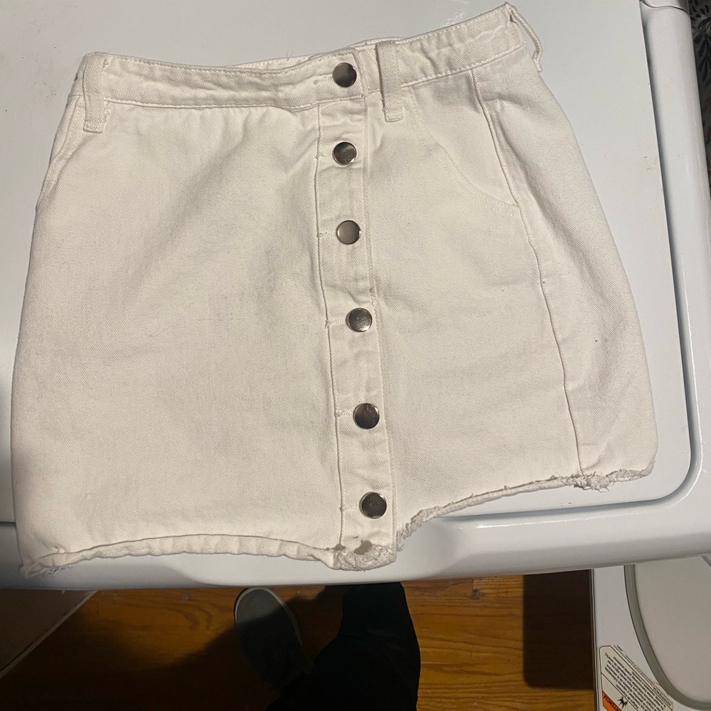 White skirt